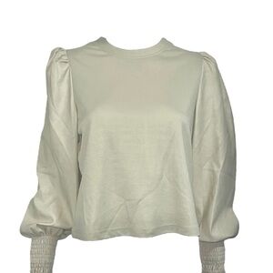 Bagatelle Cream Puff Sleeve Blouse